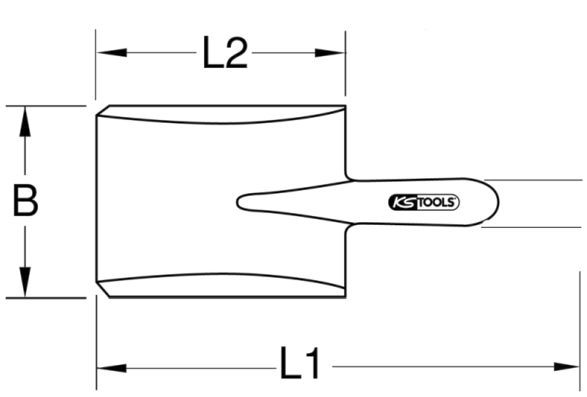 KS TOOLS Лопата 963.9637